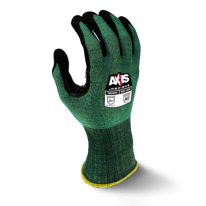RWG538 AXIS™ Cut Protection Level A2 Foam Nitrile Coated Glove with Dotted Palm - Size L