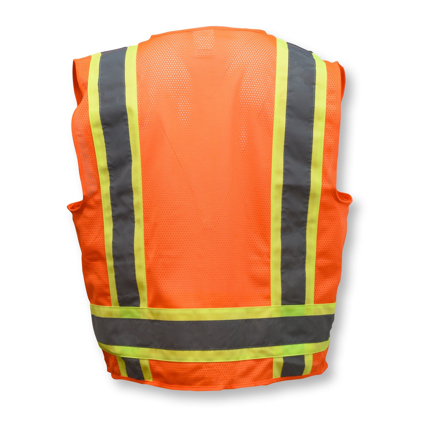 SV6 Two Tone Surveyor Type R Class 2 Solid/Mesh Safety Vest - Green - Size 2X