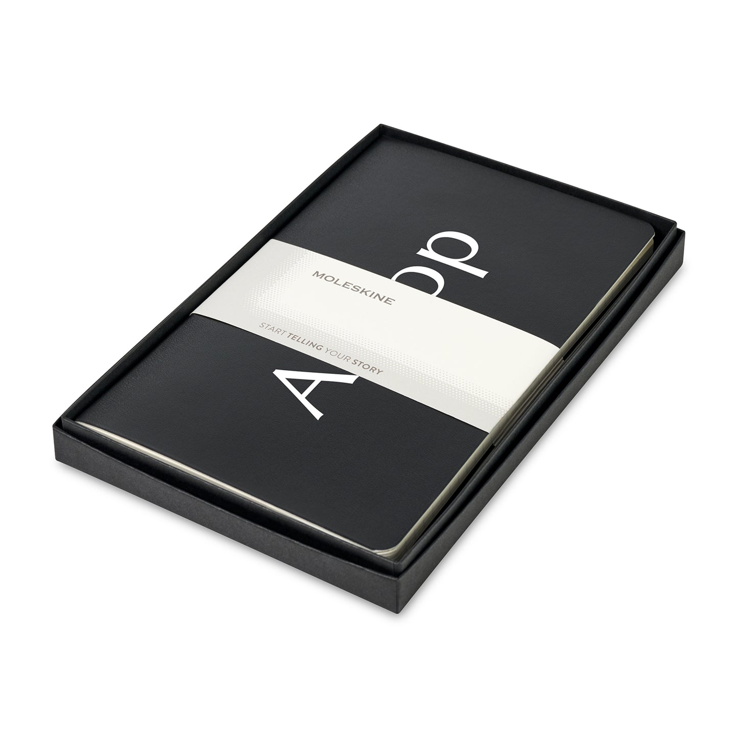 Black Moleskine® Large Volant Gift Set