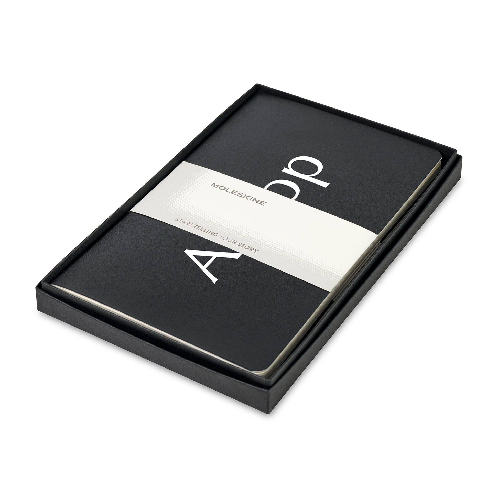 Black Moleskine® Large Volant Gift Set