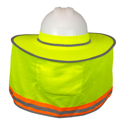 Hi-Vis Collapsible Hard Hat Shade - Green