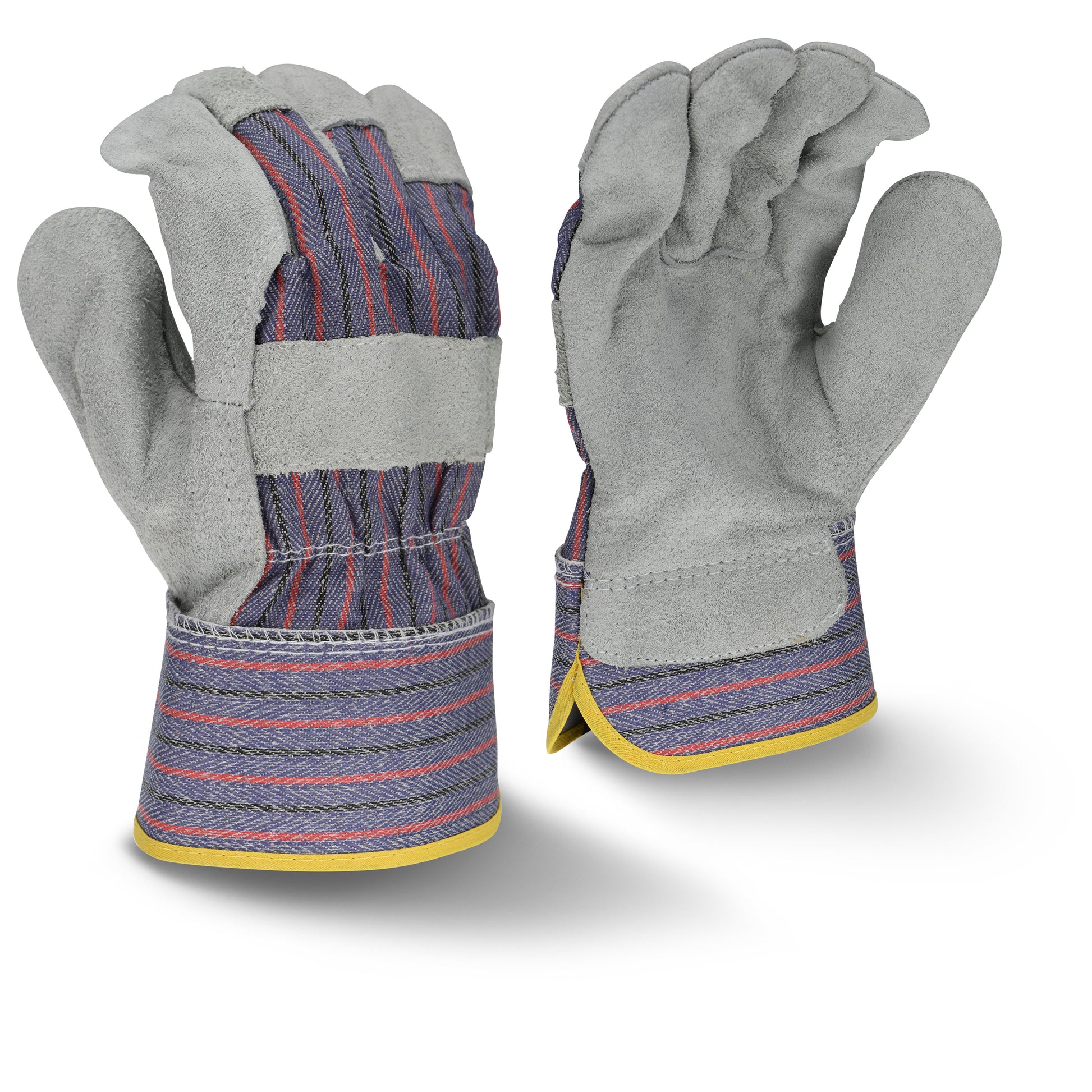 RWG3200 Regular Shoulder Gray Split Cowhide Leather Glove - Size 2X