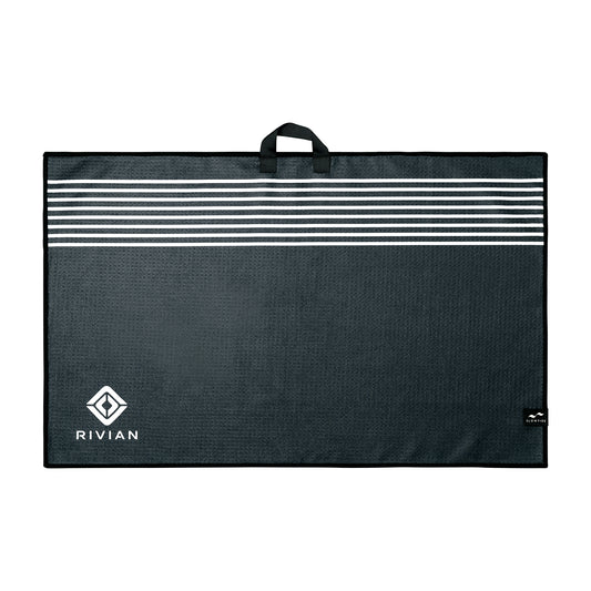 Black Slowtide® Fairway Quick Dry Golf Towel