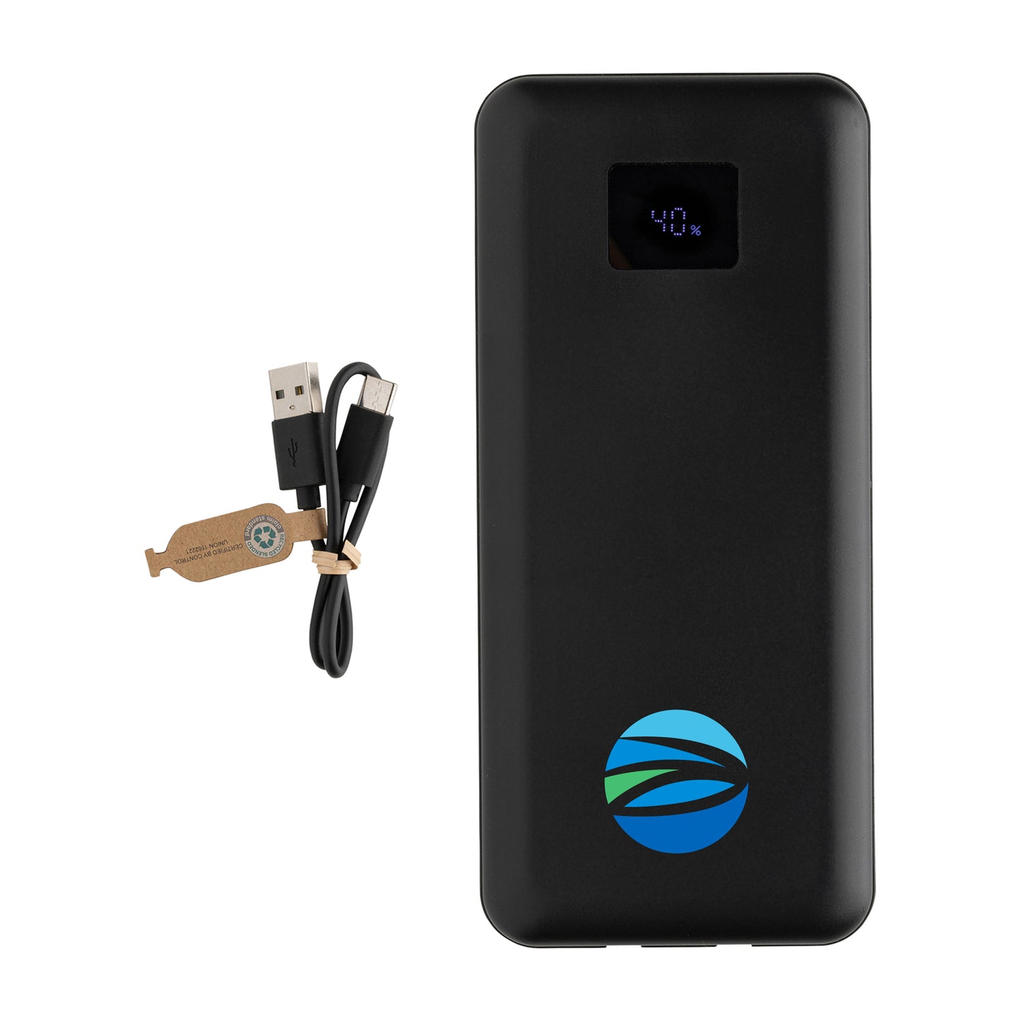 Black Gridley RCS rPlastic 20000 65W Laptop Powerbank