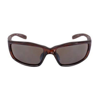 Infinity Premium Safety Eyewear - Crystal Brown Frame - Polarized Brown Lens