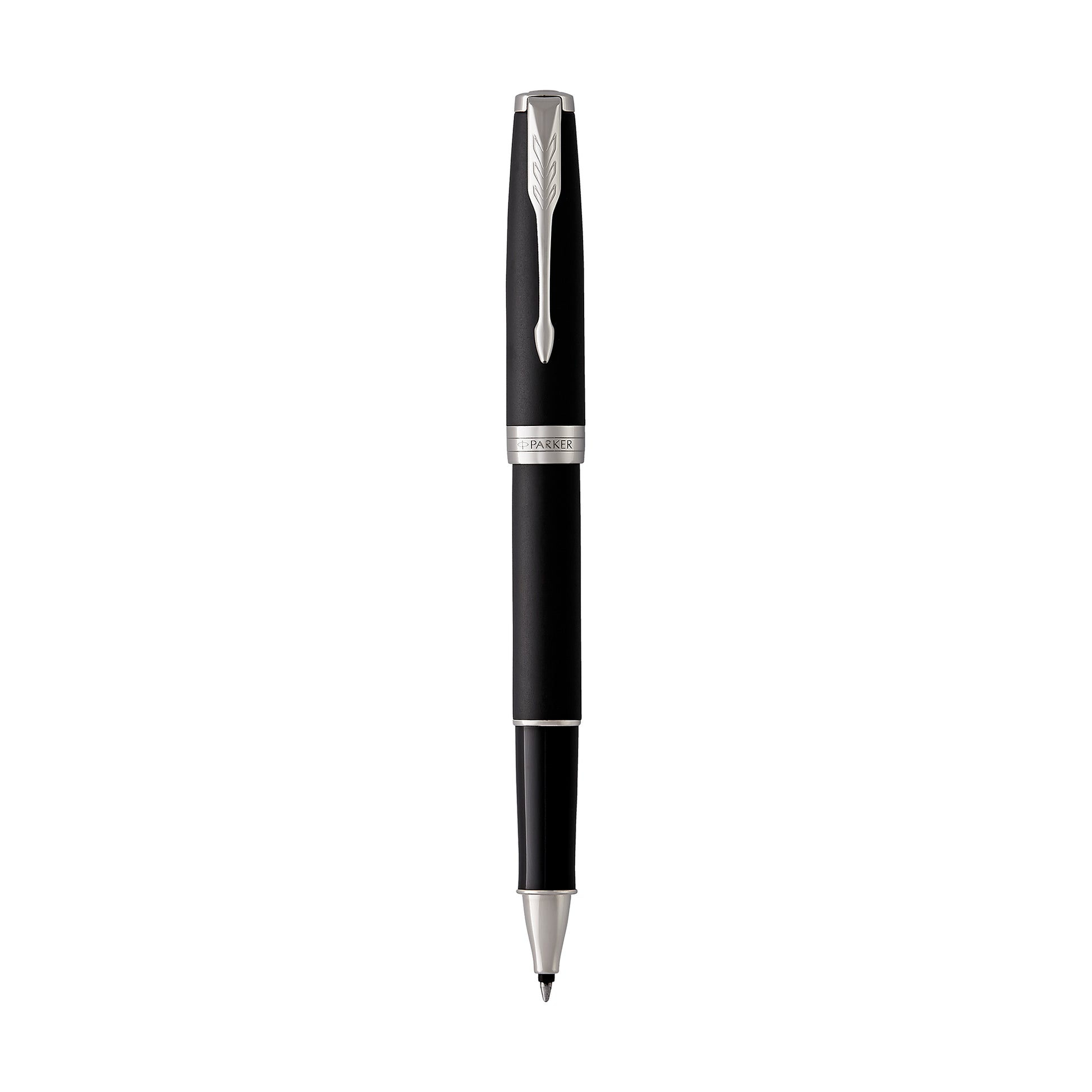 Black Matte - Silver Trim Parker Sonnet Rollerball - Matte