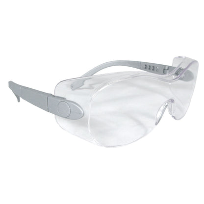 Sheath™ OTG Safety Eyewear - Silver Frame - Clear Lens
