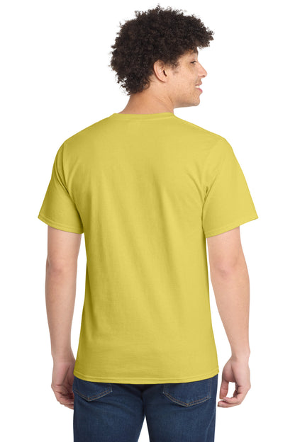 Yellow Port & Company Tall Essential Tee. PC61T