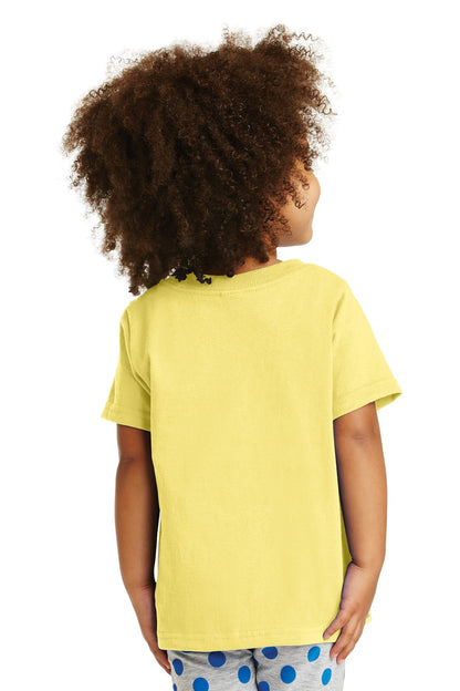 Yellow Port & Company Toddler Core Cotton Tee. CAR54T