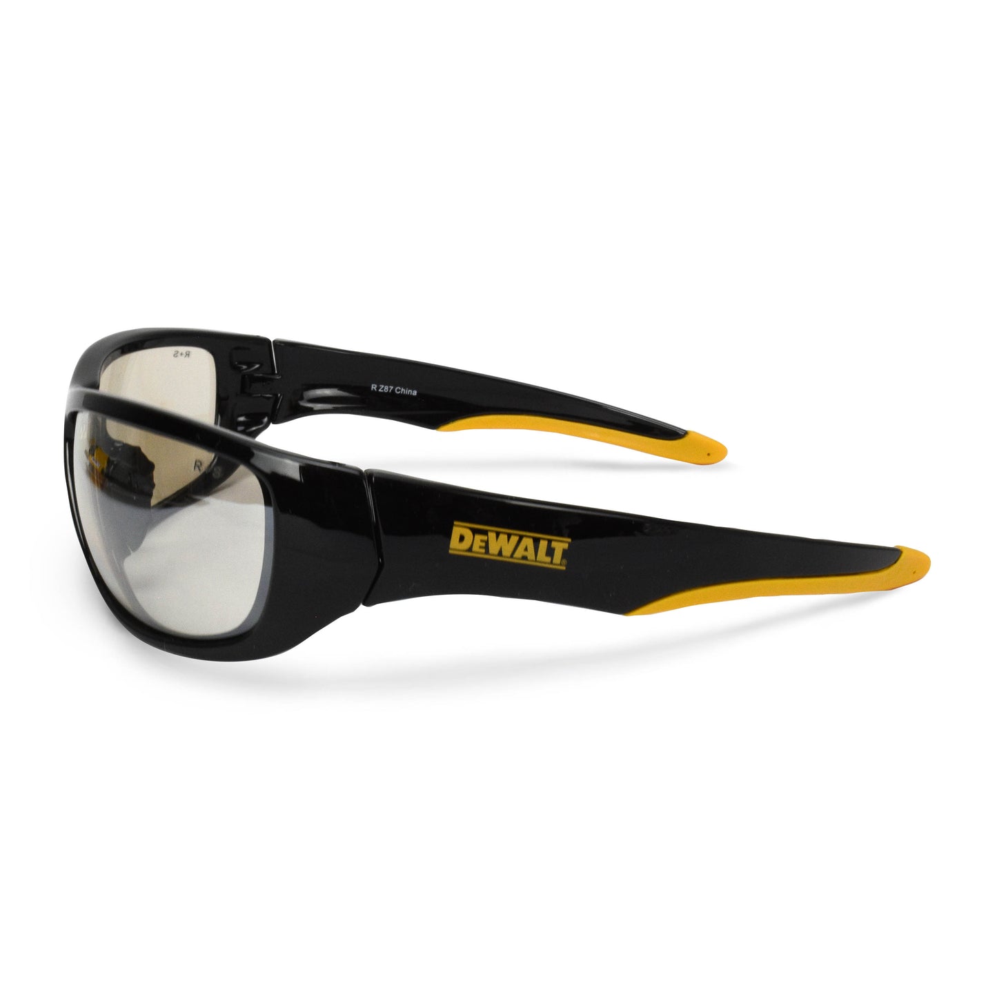 DPG94 Dominator™ Protective Eyewear - Black/Yellow Frame - Clear Lens