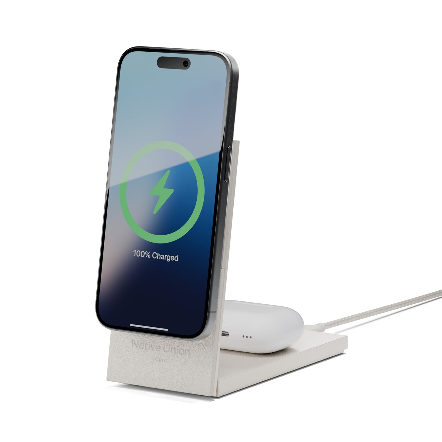 Native Union Rise 2-IN-1 Qi2 Wireless Charger