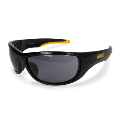 DPG94 Dominator™ Protective Eyewear - Black/Yellow Frame - Smoke Lens