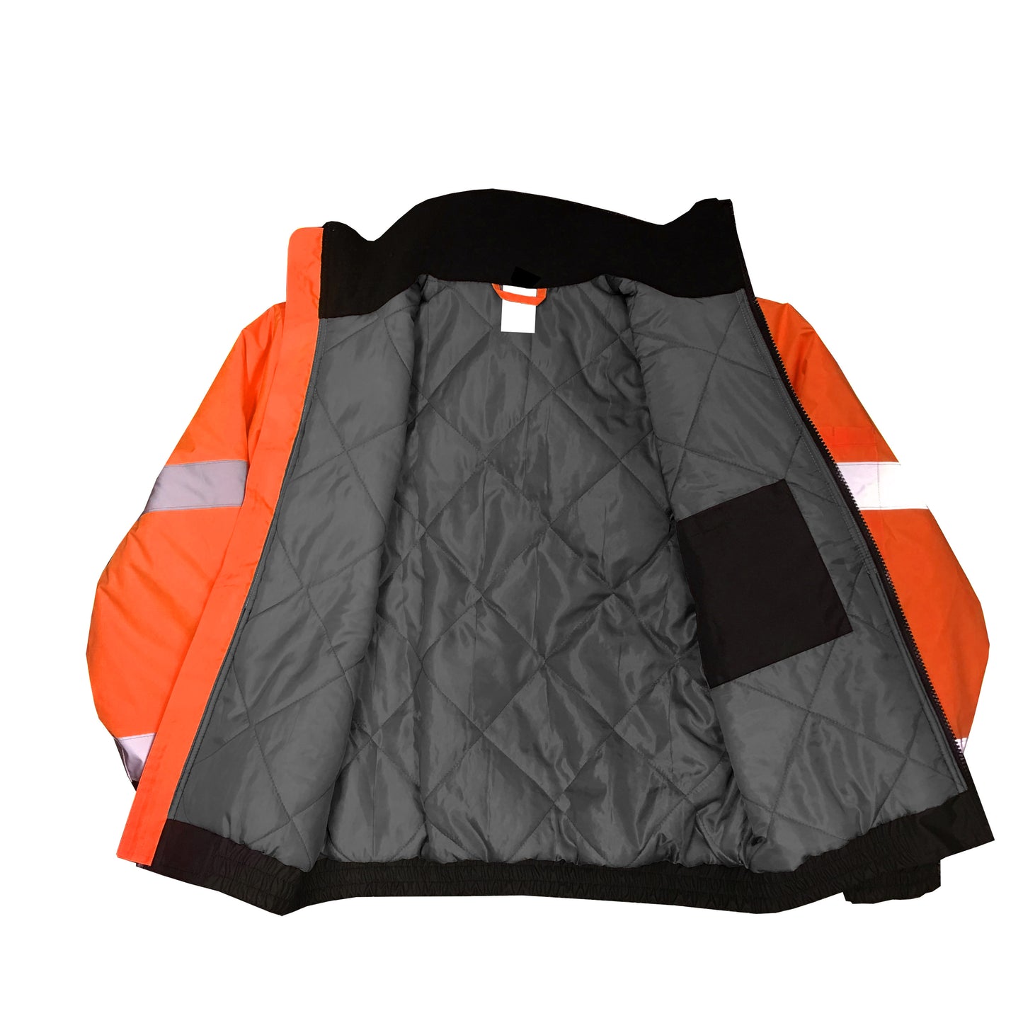 SJ11QB Type R Class 3 Weatherproof Bomber Jacket with Quilted Liner - Hi-Vis Green - Size 2X