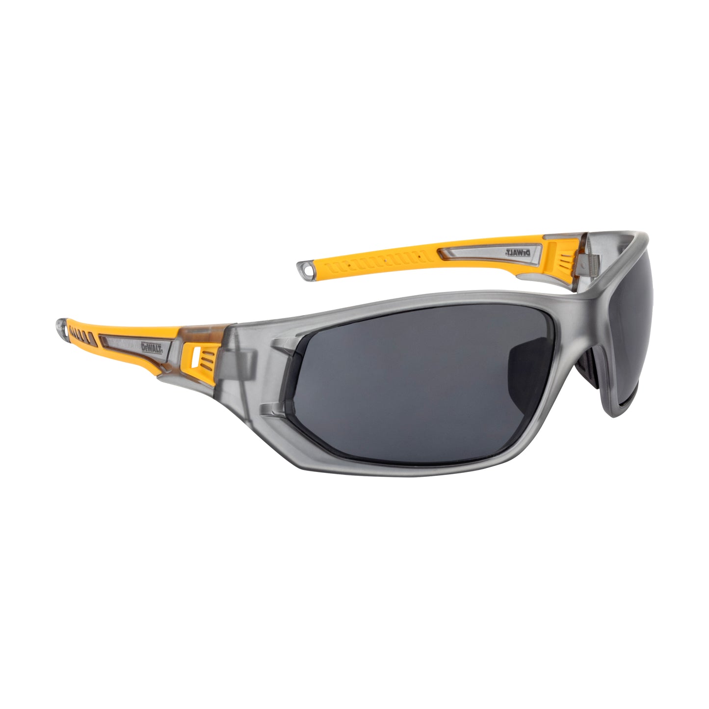 DPG112 Miter® Protective Eyewear - Gray/Yellow Frame, Smoke Lens