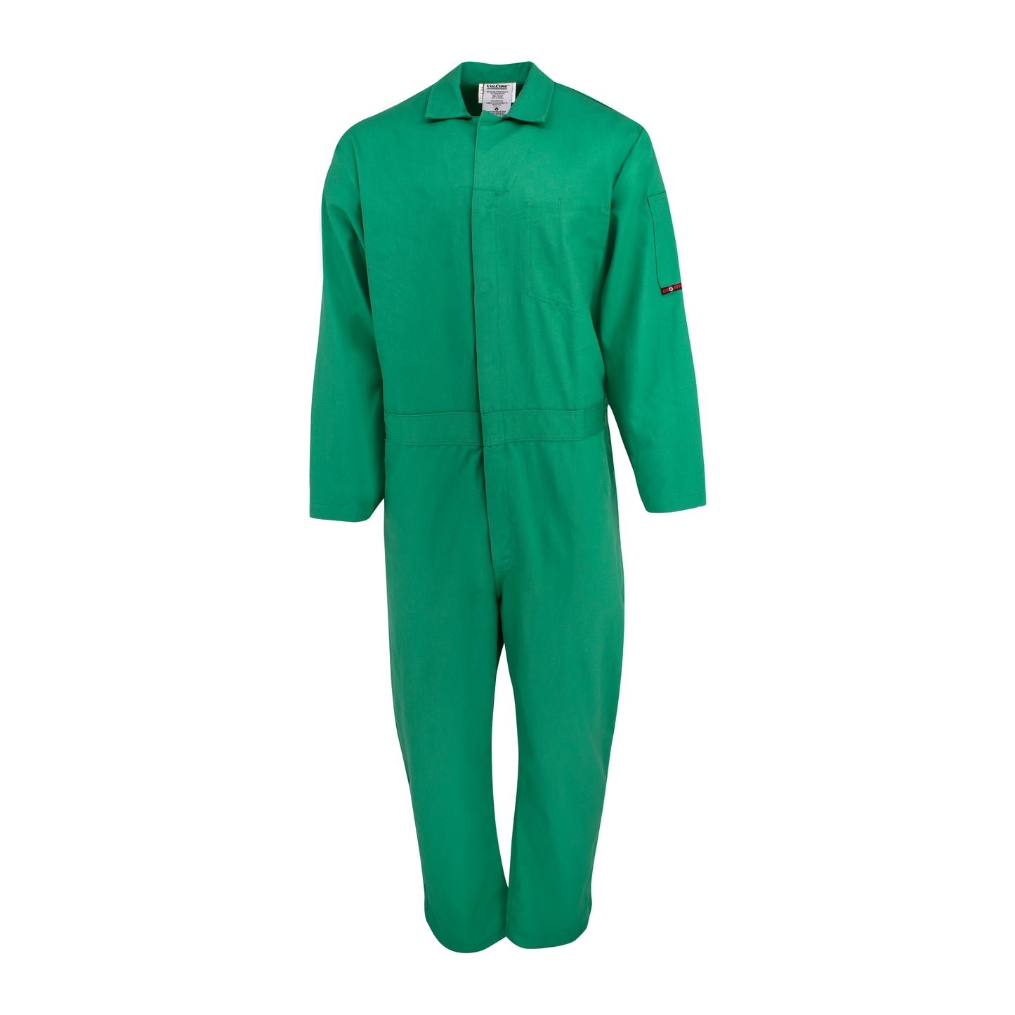 FRCA-WCA VolCore® Welding Front Snap Coverall - Green - Size 2X