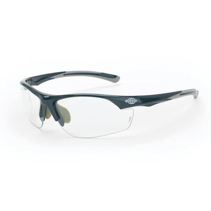 AR3 Premium Safety Eyewear - Shiny Pearl Gray Frame - Clear Lens
