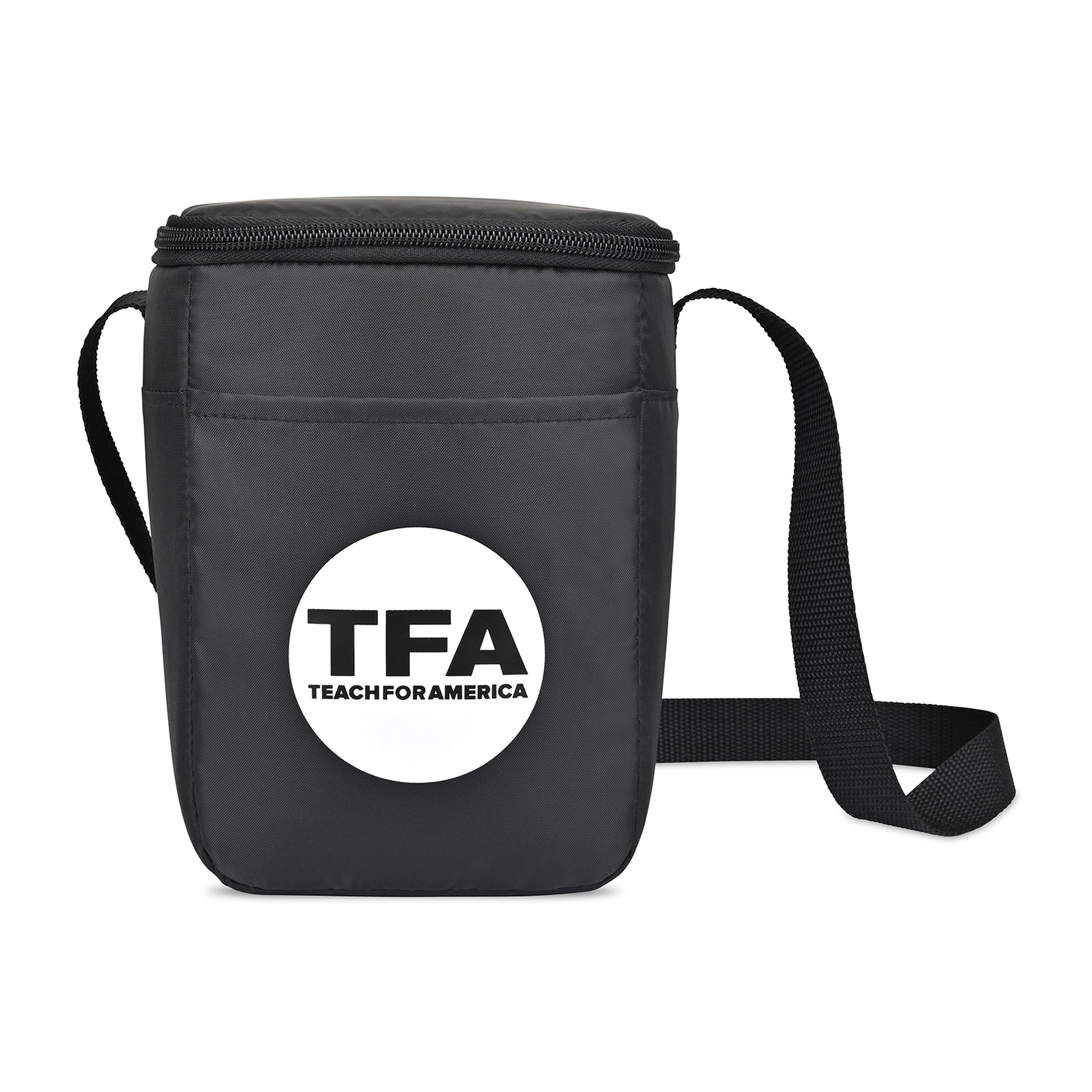 Black Arlo rPET 6 Can Lunch Cooler