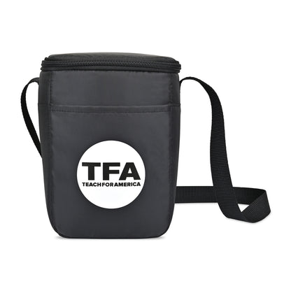 Black Arlo rPET 6 Can Lunch Cooler