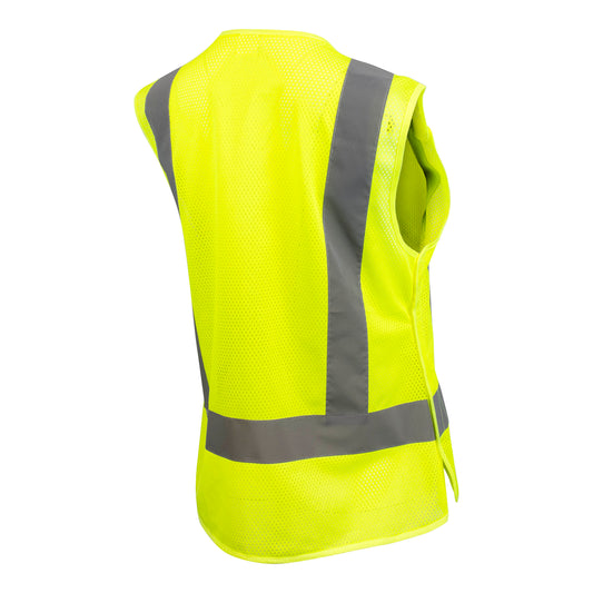 SV4W Women's Breakaway Vest - Hi-Vis Green - Size 2X