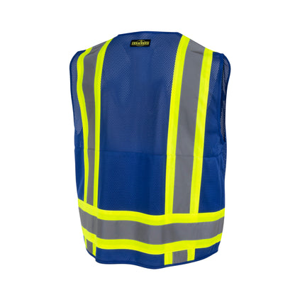 SV6P-1 Type O Class 1 Mesh Surveyor Vest - Blue - Size 2X
