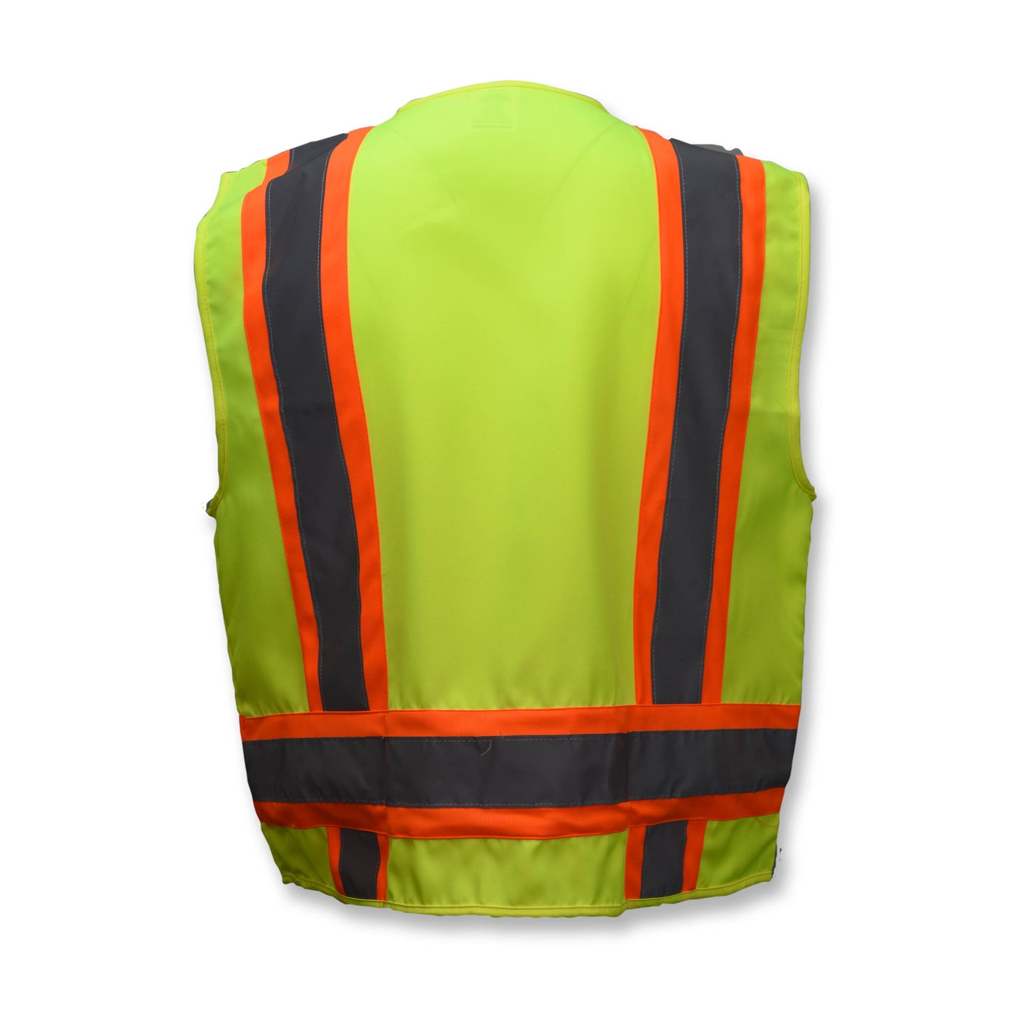 SV62 Type R Class 2 Surveyor Heavy Duty Solid Twill Safety Vest - Green - Size 2X