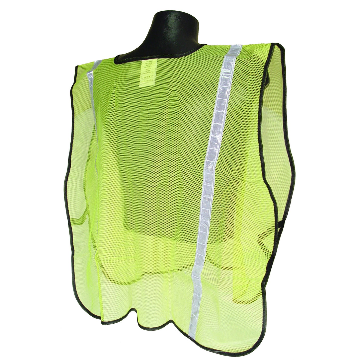 Non Rated Mesh Safety Vest with 1" Tape - Green - Size 2X-5X