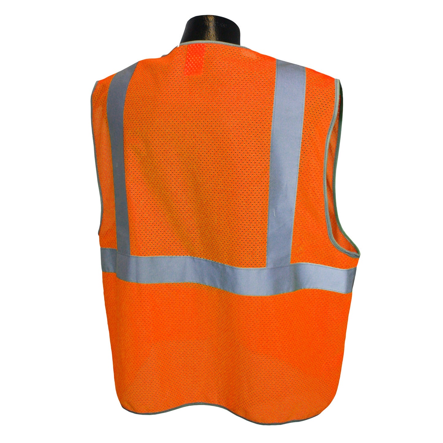 5ANSI-PCZ Type R Class 2 Safety Vest - 3.5oz Poly Mesh - Orange - Size 2X