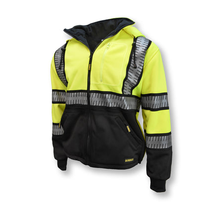 DSJ32-3 Deluxe Zip Front Class 3 Hoodie - Size XL