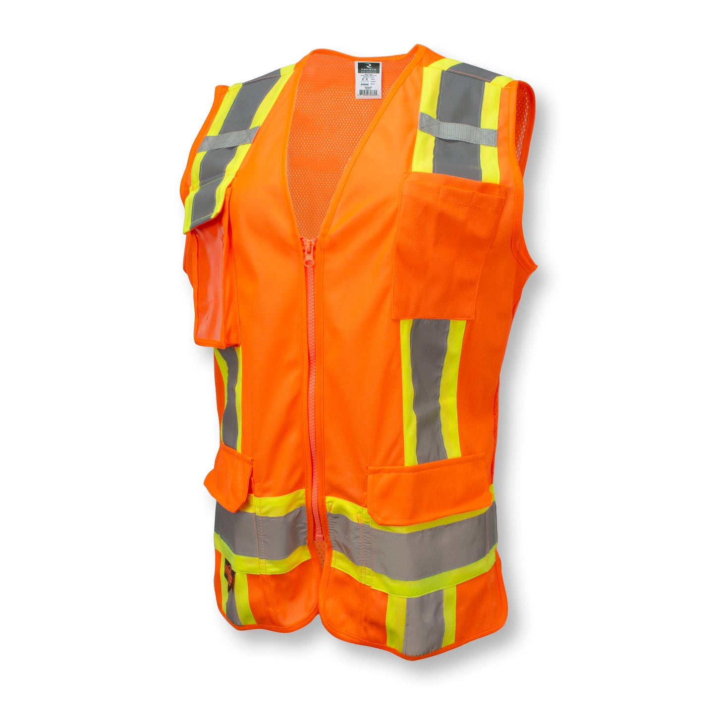 SV6W Two Tone Surveyor Type R Class 2 Women's Safety Vest - Orange - Size XL