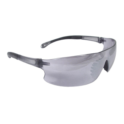 Rad-Sequel™ Safety Eyewear - Smoke Frame - Silver Mirror Lens