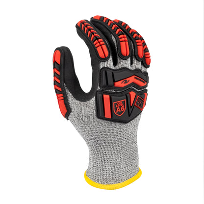 RWG816 Acrylic Lined HPPE Shell with TPR and Nitrile Palm A6 Cut Protective Glove - Size L
