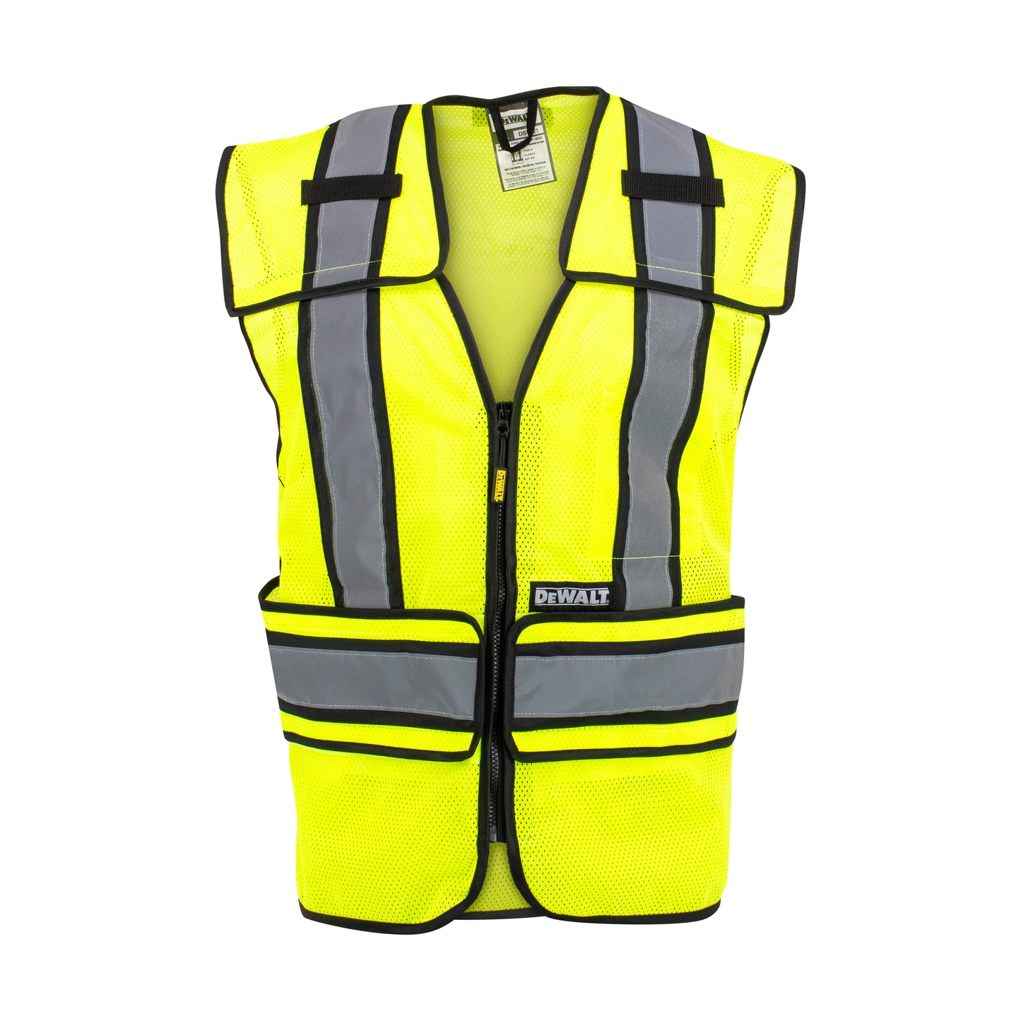 DSV421 Class 2 Adjustable Breakaway Mesh Vest - Green - Size 4X-6X