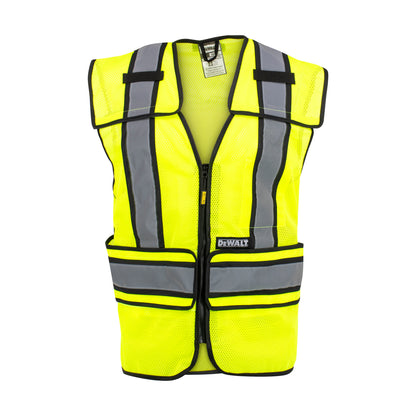 DSV421 Class 2 Adjustable Breakaway Mesh Vest - Green - Size 4X-6X