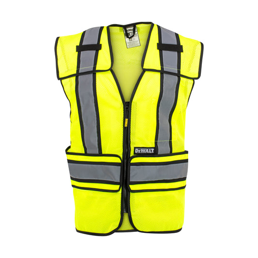 DSV421 Class 2 Adjustable Breakaway Mesh Vest - Green - Size 4X-6X