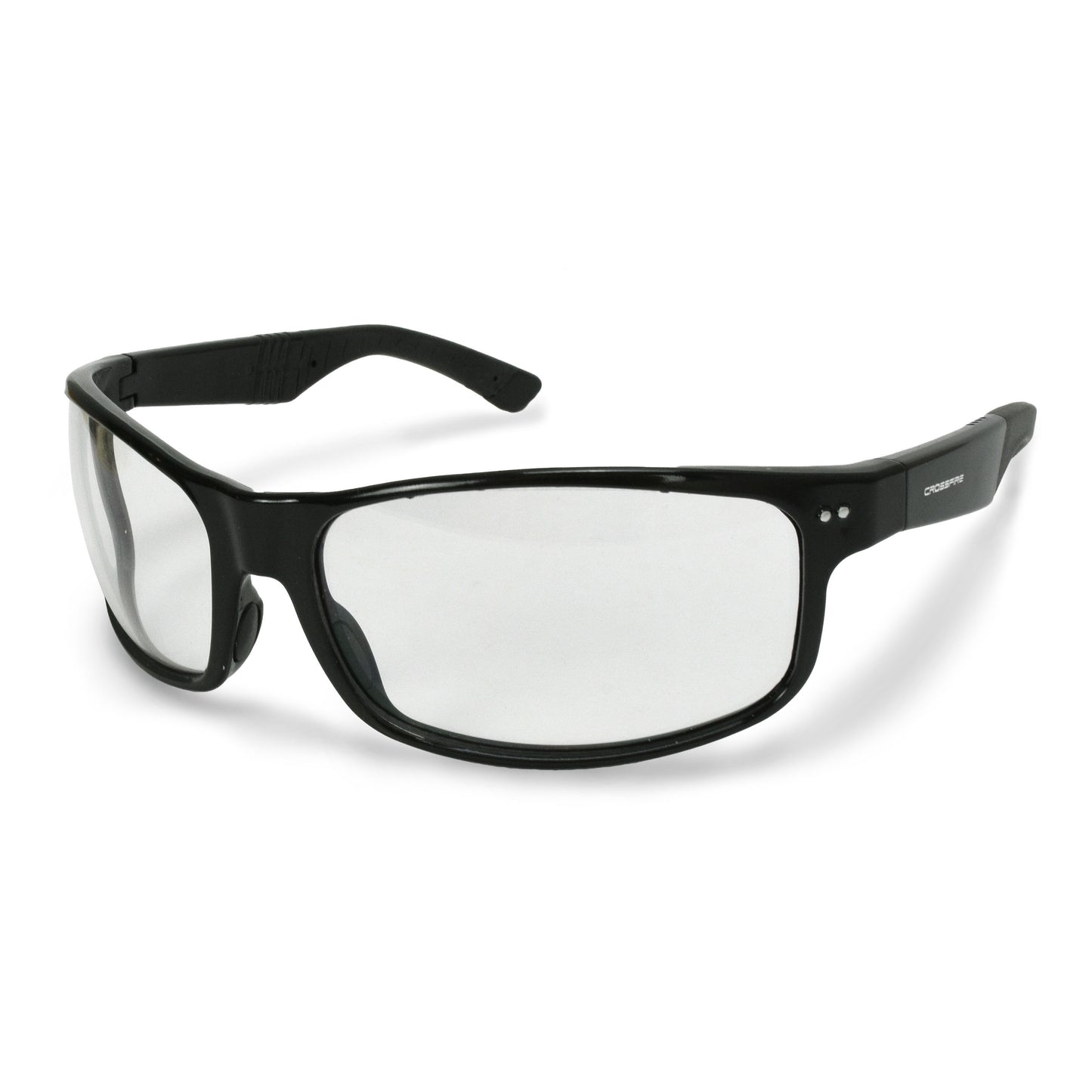 CK7™ Premium Safety Eyewear - Shiny Black Frame - Clear Lens