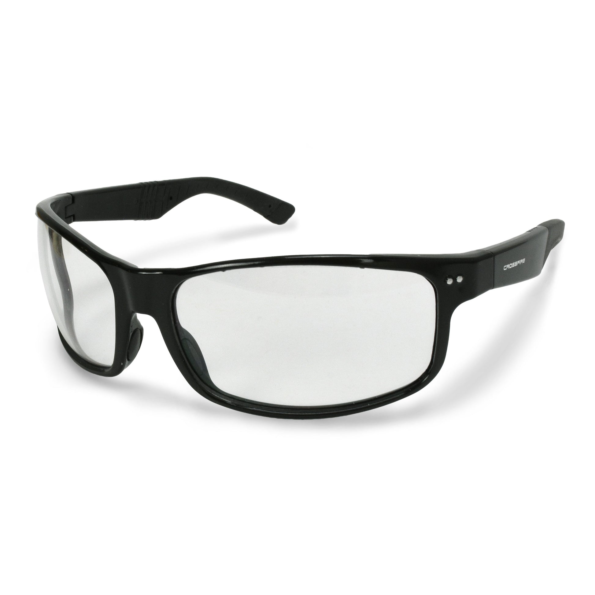 CK7™ Premium Safety Eyewear - Shiny Black Frame - Clear Lens