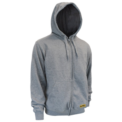 DCHJ080 Men's Heated French Terry Cotton Hoodie without Battery - Gray - Size 2X