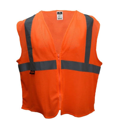 SVE1 Economy Type R Class 2 Mesh Safety Vest - Green - Size 2X-3X