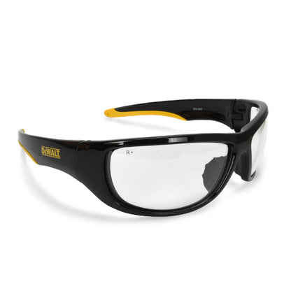DPG94 Dominator™ Protective Eyewear - Black/Yellow Frame - Clear Lens