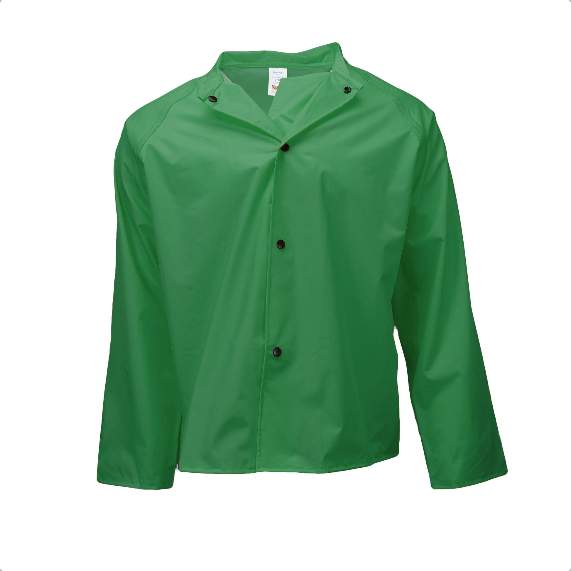 77SJ Sani Light Jacket with Snaps - Green - Size 4X