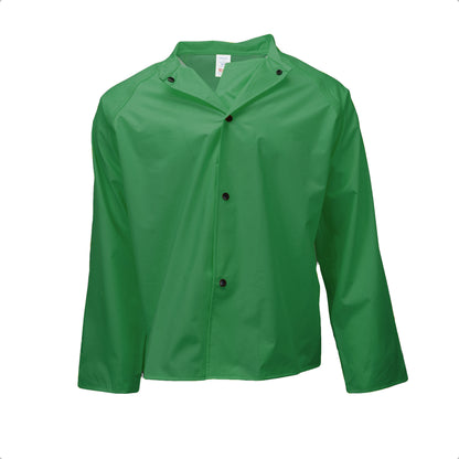 77SJ Sani Light Jacket with Snaps - Green - Size 4X
