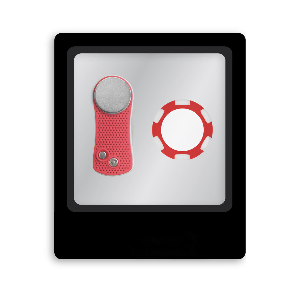 Ahead Switchfix Divot Repair Tool & Poker Chip Ball Marker Gift Set