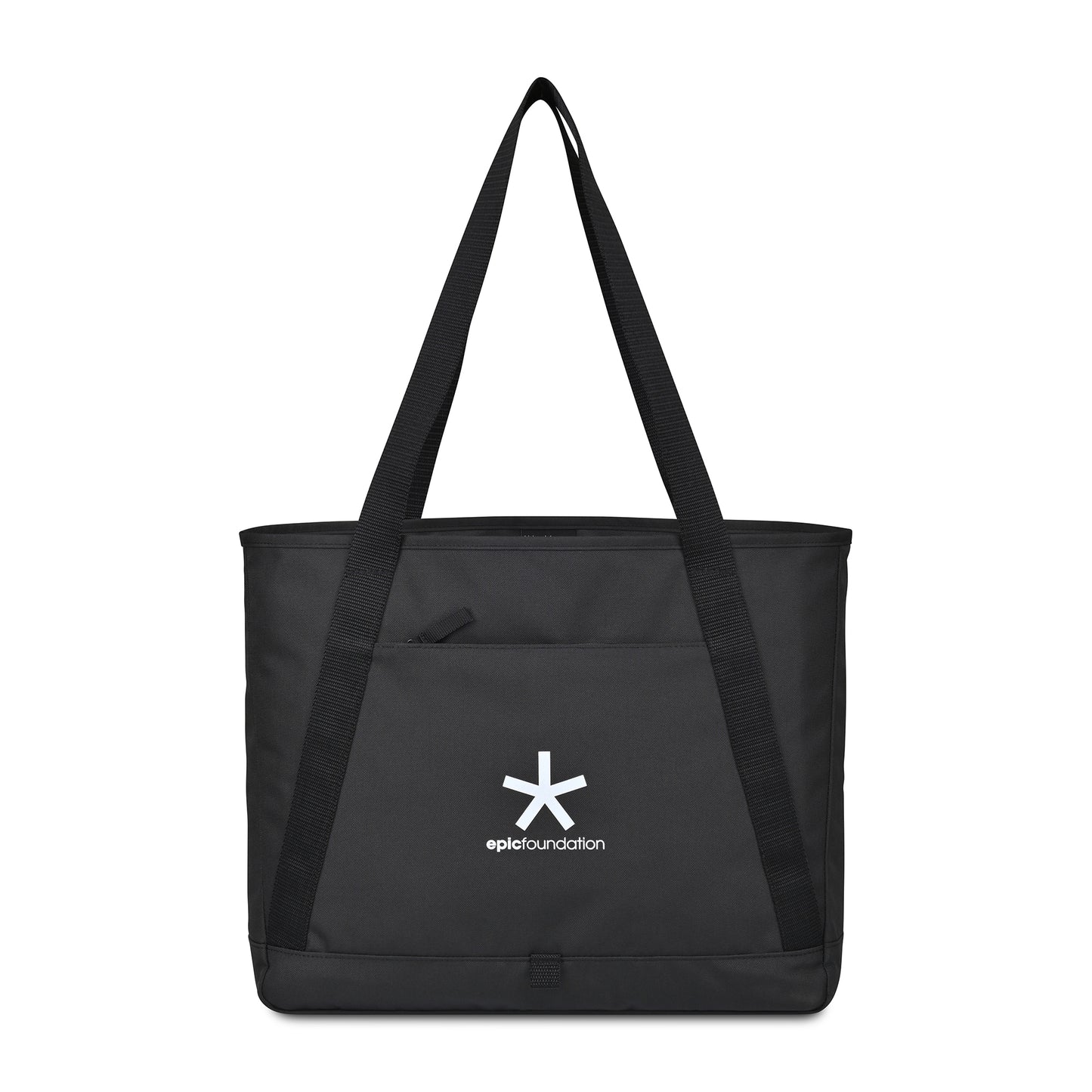 Black Repeat Recycled Poly Tote