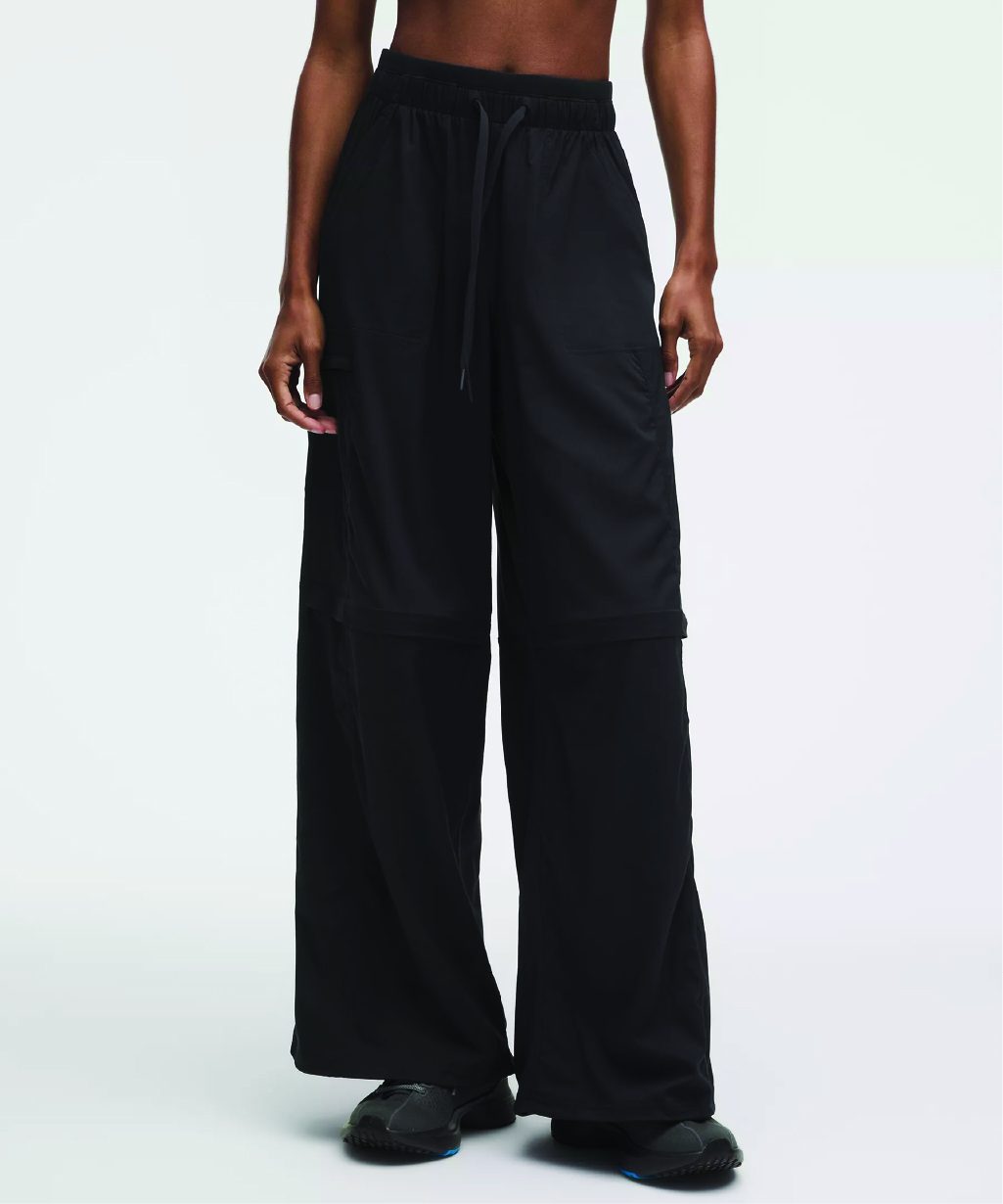 Dance Studio High-Rise Vented Wide-Leg Pant