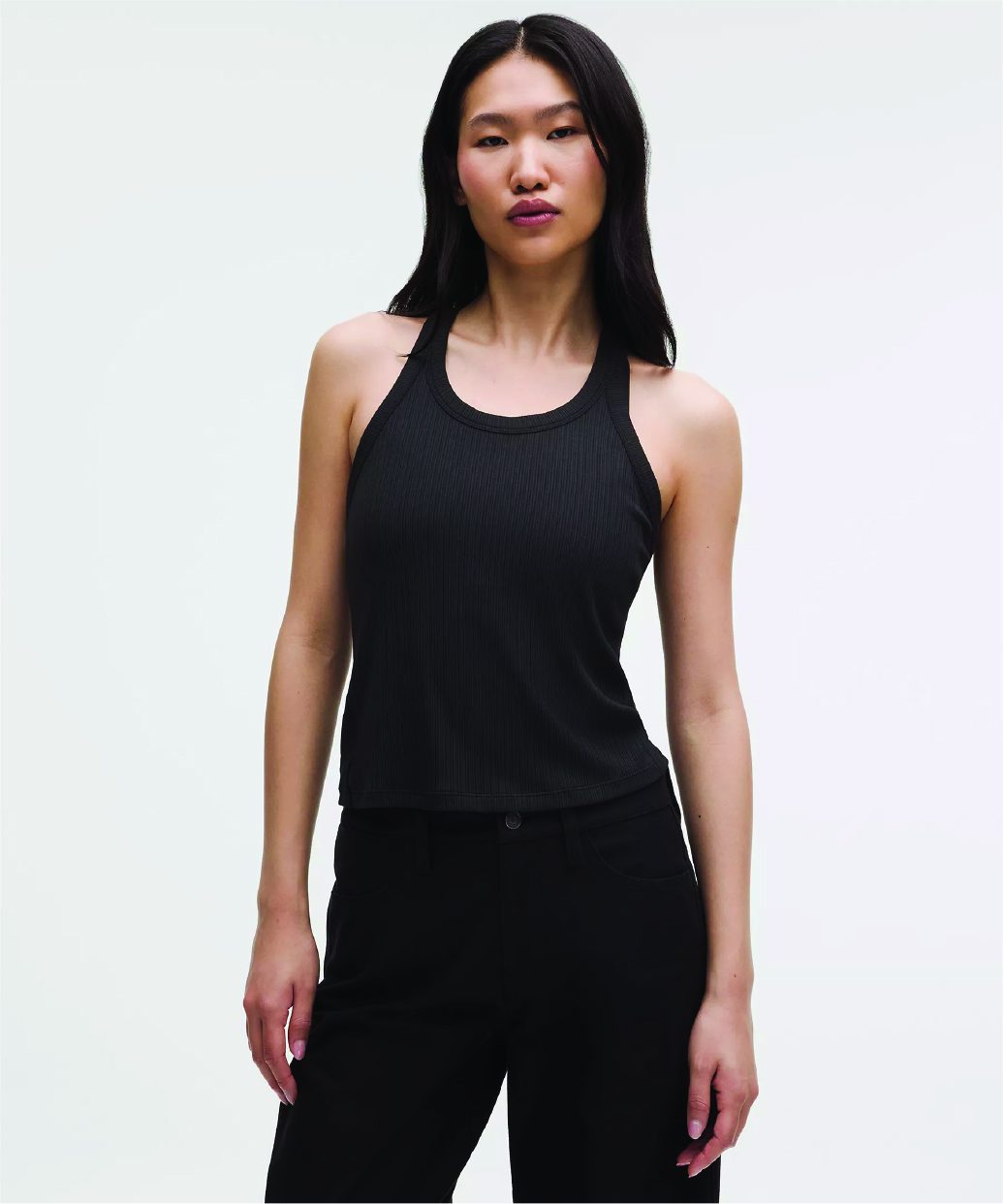 Hold Tight Micro-Rib Racerback Tank Top