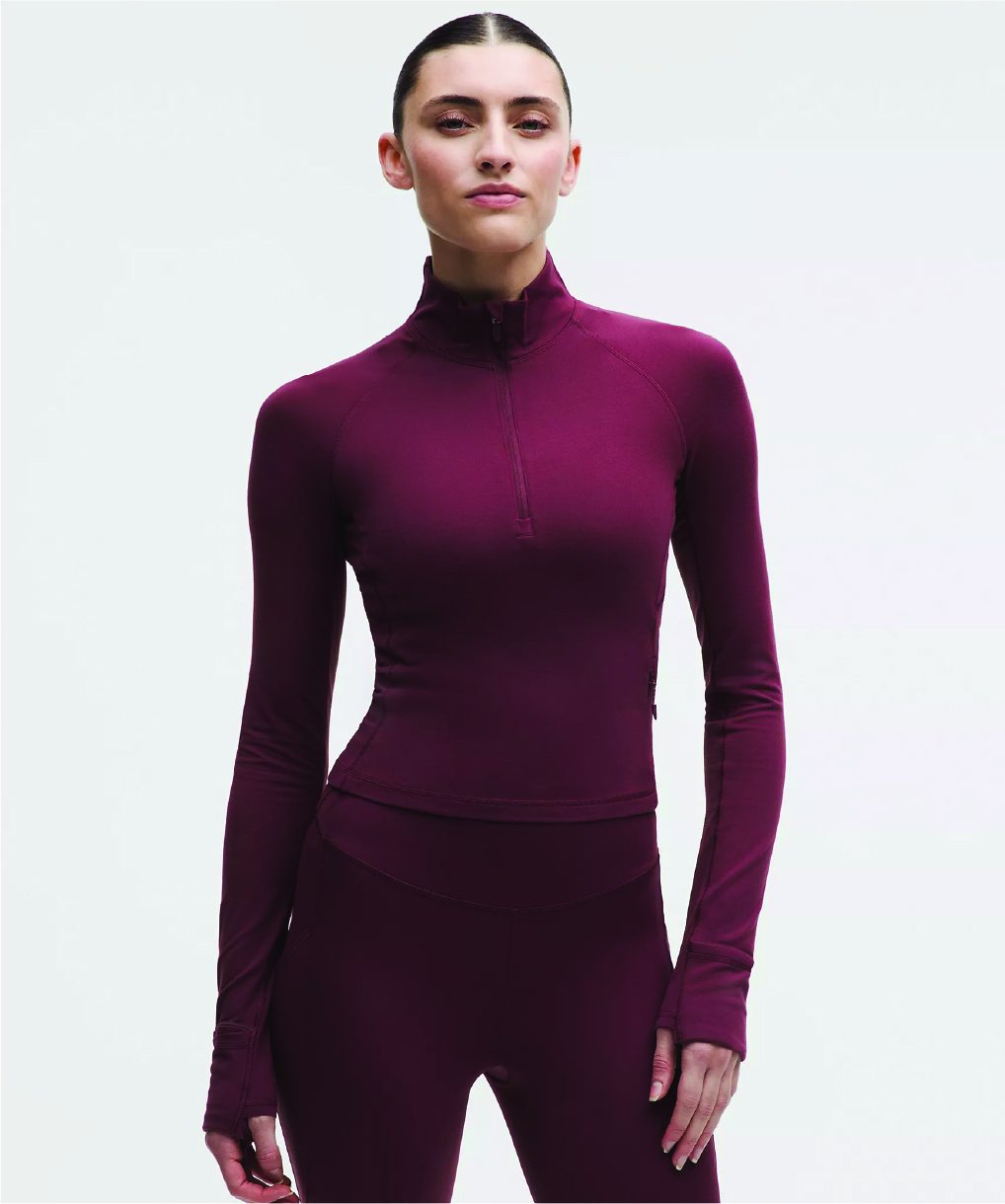 It's Rulu Cropped Half Zip