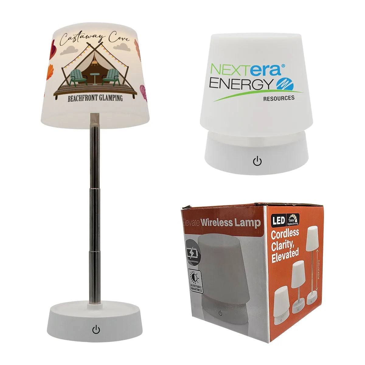 Elevate Wireless Lamp, White