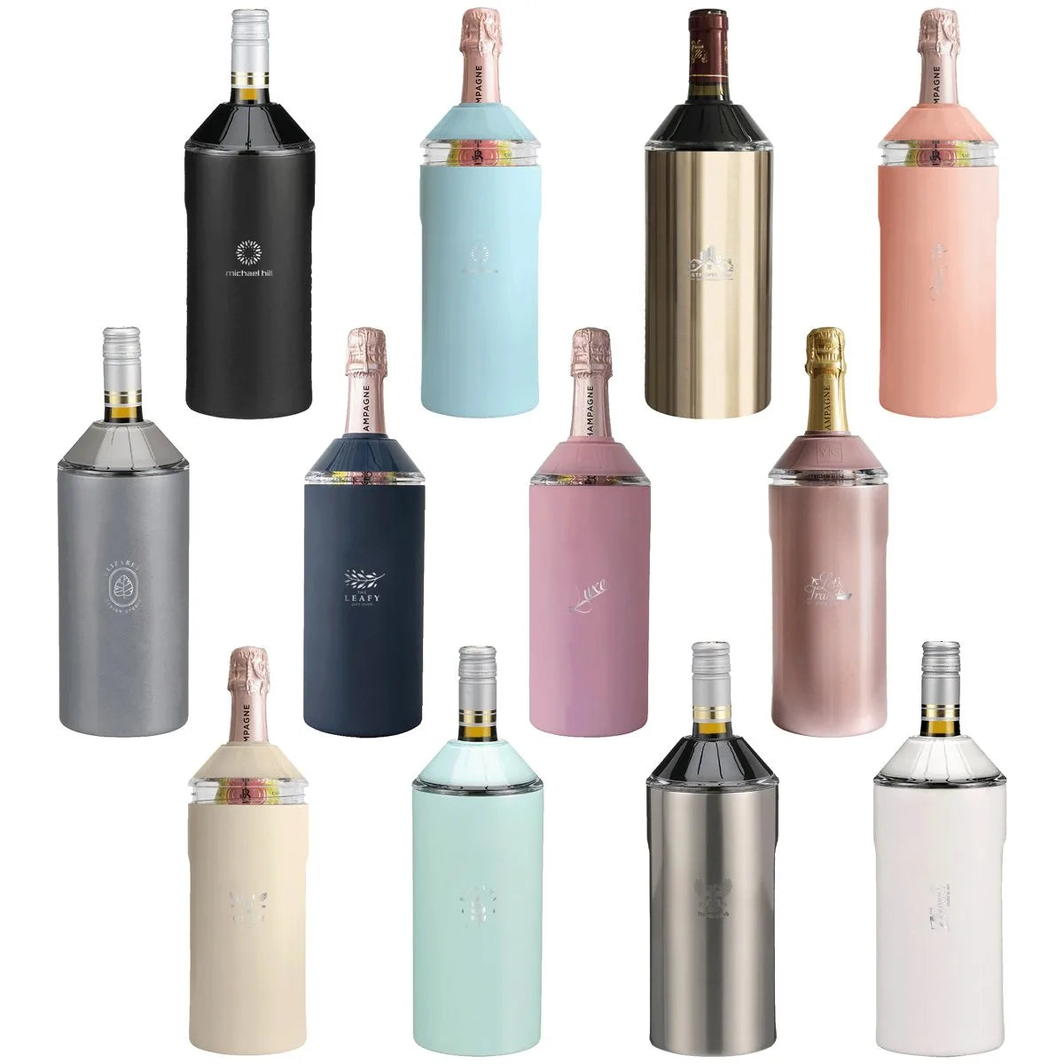 Vinglacé Wine Insulator, Navy