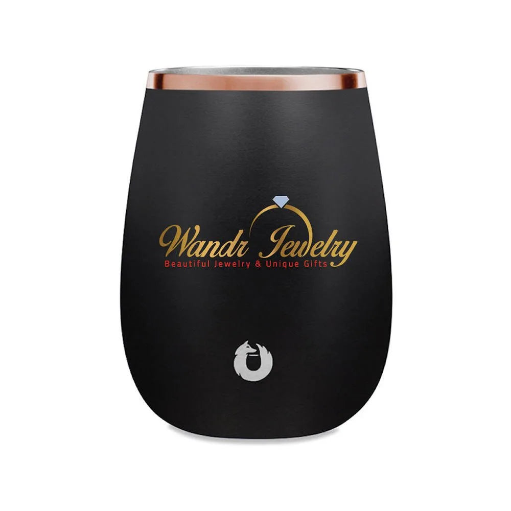 Snowfox Stemless 13 oz, Black