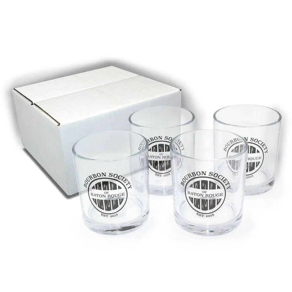 Rocks Glass USA, Set of 4, Clear